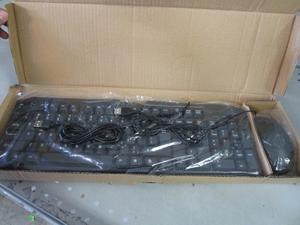 Wire keyboard and mouse, new