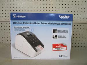 Brother professional label printer with wireless networking. 