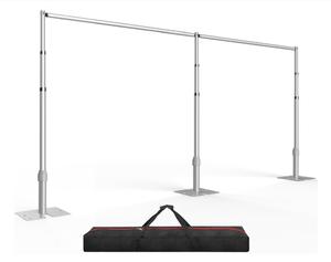 Smart backdrop stand heavy duty 10 ft x 20 ft adjustable pipe and drape photo background support kit 