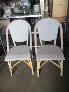 (2) Sika-Design Sofie Side Chairs - Gray 