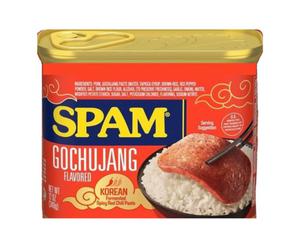 7 Cans, Spam Korean Gochujang Flavored Pork Hormel, 12 Oz, Exp. 05/2027