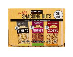 Pack of 28 Kirkland Signature Snacking Nuts, Variety Pack, Exp. 06/25