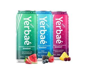Pack of 15 Yerbae Plant Based Energy Drink Variety Pack 16 Fluid Ounce, Exp. 05/26