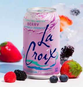 23 Cans, Assorted La Croix Sparkling Water, Exp. 12/25
