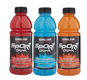 24 Cans, Kirkland Signature Sports Drink Variety, 20 Oz, Exp. 1/26