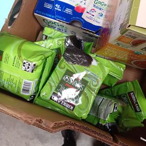 Box of Assorted Food, EXP 7/25