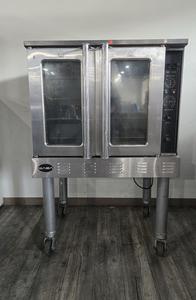 CONVECTION OVEN - SABA CONVECTION OVEN MODEL GCO613N. FULL SIZE COMMERCIAL CONVECTION OVEN. LARGE ENOUGH TO ACCOMMODATE FULL SIZE SHEET PANS4 ADJUSTABLE SHELVES. RETAIL $4000.00