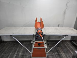 DOUGH SHEETER - ROLLFIX FREESTANDING DOUGH SHEETER. GREAT FOR BAKERIES TO MAKE CONSITANT SIZE DOUGH EVERYTIME. ADJUSTABLE THICKNESS. WINGS FOLD FOR EASY STORAGE.