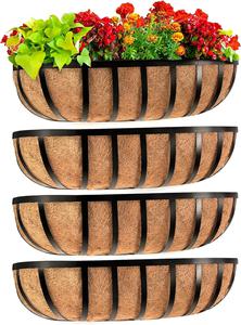 (Retail $75.99) Railing Planter Window Box Deck, 24 Inch