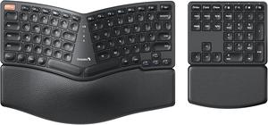 (Retail $69.99) ProtoArc Wireless Ergonomic Keyboard, 2.4GHz 