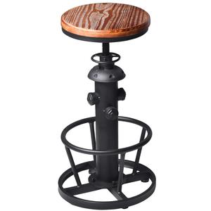 (Retail $173.75) Bokkolik Industrial Bar Stools Kitchen Island Dining Chairs - Black, 25 - 31inch