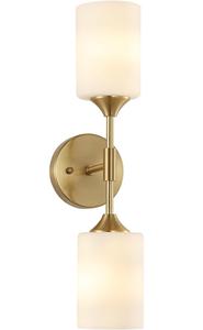 (Retail $69.99) 2-Lights Wall Sconce - Gold