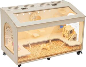 Enclosure and Habitats Mice &#38; Rat Cage with Platform, 32 Inches