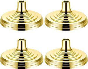 (Retail $76.99) Flag Holder Stand 4-Pieces - Gold, 1.3&#34;