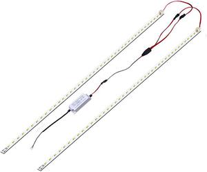 (2) 2 FT LED Magnetic Retrofit Kit, 18W,Daylight White 5000K, 0-10V Dimmable