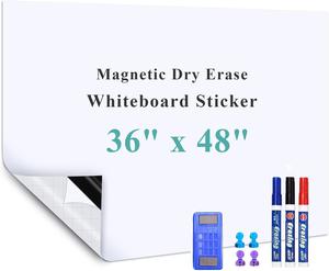 (Retail $65.97) Magnetic Dry Erase Whiteboard Paper, 36&#34; x 48&#34;