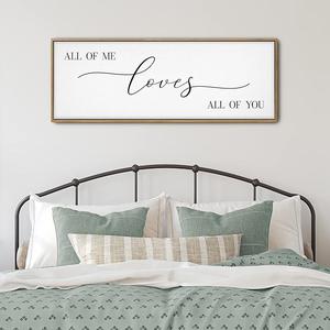 GraceView All of Me Loves All of You Wall Decor - 42&#148; x 15&#148; Wood