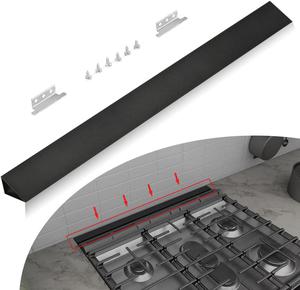 Slide-in Range Rear Filler Kit - Black, 30&#34;