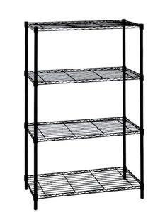 HDX 4-Tier Steel Wire Shelving Unit in Black (36 in. W x 54 in. H x 14 in. D) (retail price $59) 