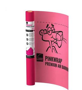 Owens  Cornig 3 ft. x 75 ft. Pinkwrap Housewrap Premium Air Barrier