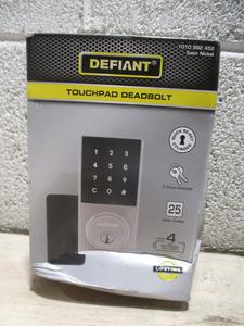 Defiant ToucPad Deadbolt Satin Nickel
