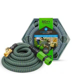 Hydrotech 5/8 in. Dia. x 50 ft. Burst Proof Expandable Garden Water Hose AS-IS