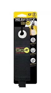 (X5) Wrap-it Storage 13 in. Heavy-Duty Storage Strap (2-Pack) AS-IS