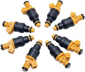 Set of 8, CALU LUKY Fuel Injectors Set Compatible with Ford, Lincoln, Mercury vehicles
