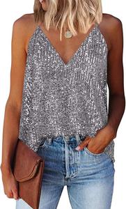 miduo Womens Tank Tops Casual Fashion, Size: Medium, Light Grey