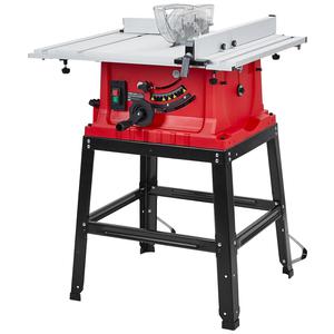 MSRP $270 - Garvee 10 Inch 15A Table Saw &#38; Stand - 5000RPM, Red _ DE034