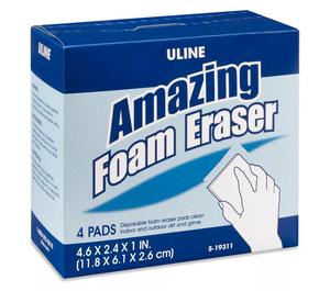 Uline Amazing Foam Eraser S-19311 (4 Pads Per Box) _ SR046