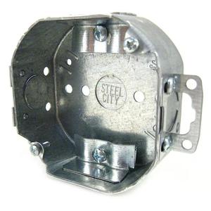 MSRP $50 - (12) Steel City 4&#34; Octagon Box, 1&#189;&#34; Deep  _ AN827