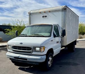 2002 Ford E-350 Super Duty Box Truck with Ramp VIN# 1FDWE35L42HB14700