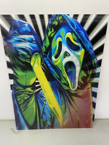 Ghostface, Jason, Myers 3D Lenticular, 3 Images On One Print, See Photos