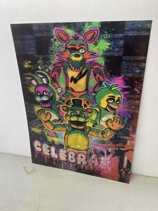 Five Nights At Freddy 3D Lenticular, 3 Images On One Print, See Photos