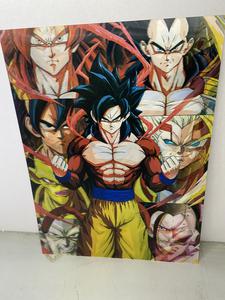Dragonball Z (Eight Faces) 3D Lenticular, 3 Images On One Print, See Photos