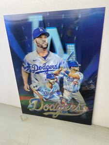L.A. Dodgers 3D Lenticular, 3 Images On One Print, See Photos