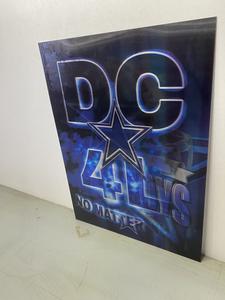 Dallad Cowboys 3D Lenticular, 3 Images On One Print, See Photos