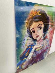 Disney Princess (Snow White, Ariel, Etc)  3D Lenticular, 3 Images On One Print, See Photos