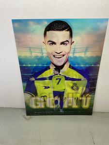 Ronaldo 3D Lenticular, 3 Images On One Print, See Photos