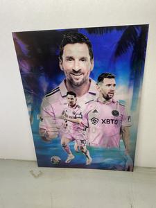 Messi 3D Lenticular, 3 Images On One Print, See Photos