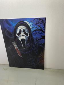 Ghostface 3D Lenticular, 3 Images On One Print, See Photos