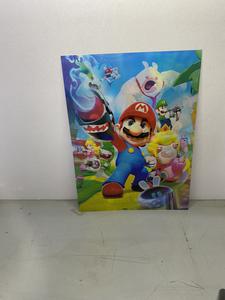 Mario * Rabbids 3D Lenticular, 3 Images On One Print, See Photos