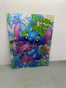 Stitch &#38; Friend 3D Lenticular, 3 Images On One Print, See Photos