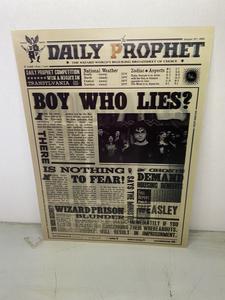 Harry Potter Daily Prophet (Boy Who Lies) 3D Lenticular, 3 Images On One Print, See Photos