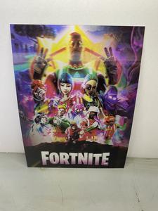 Fortnite Video Game 3D Lenticular, 3 Images On One Print, See Photos