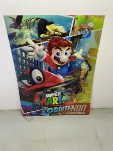 Super Mario 3D Lenticular, 3 Images On One Print, See Photos