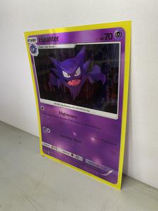 Pokemon Card (Gengar, Haunter, Gastly) 3D Lenticular, 3 Images On One Print, See Photos