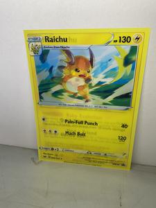 Pokemon Card (Raichu, Pichu, Pikachu) 3D Lenticular, 3 Images On One Print, See Photos