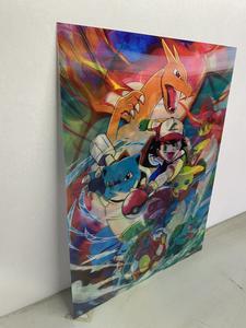 Pokemon Ash With Pokemons 3D Lenticular, 3 Images On One Print, See Photos